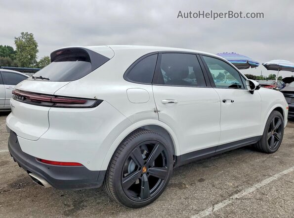WP1AA2AY4SDA01874 2025 PORSCHE CAYENNE White Tył prawy