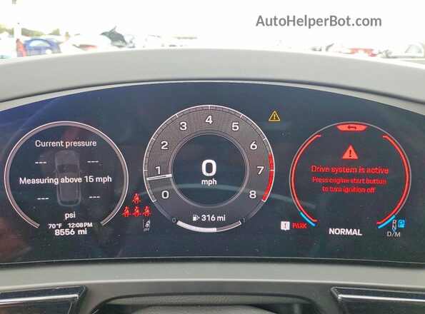 WP1AA2AY4SDA01874 2025 PORSCHE CAYENNE White Widok zestawu wskaźników