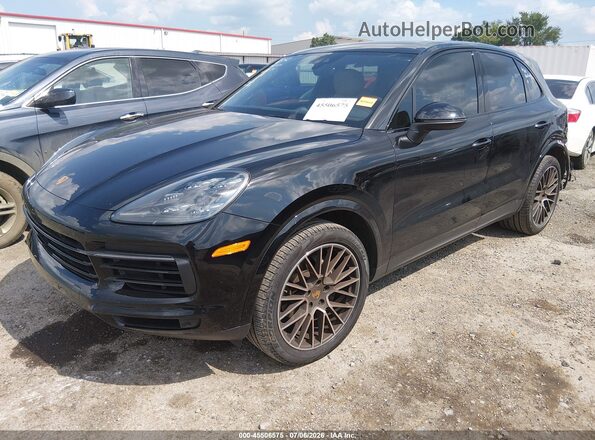 WP1AA2AY5LDA09676 2020 PORSCHE CAYENNE Black Передня ліва чверть