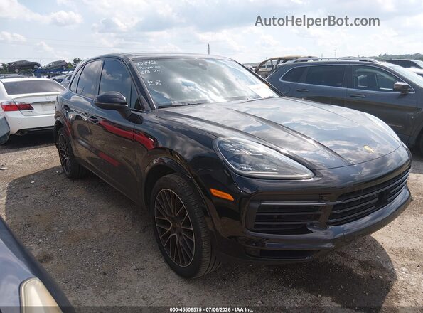 WP1AA2AY5LDA09676 2020 PORSCHE CAYENNE Black Вид задньої частини салону