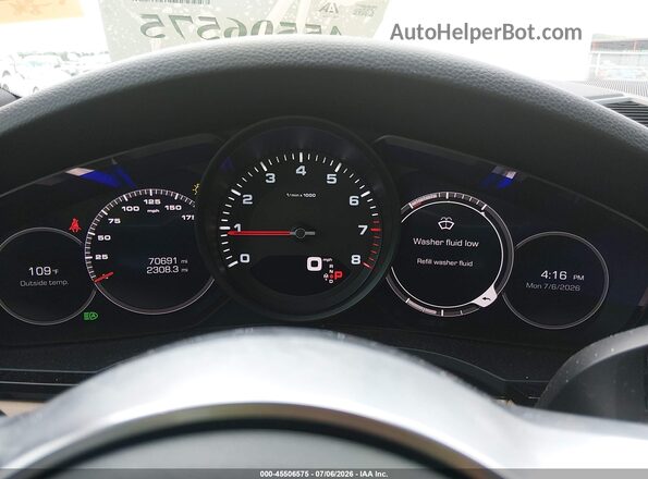 WP1AA2AY5LDA09676 2020 PORSCHE CAYENNE Black Вид задніх сидінь