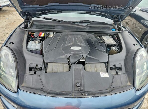 WP1AA2AY6KDA06803 2019 PORSCHE CAYENNE Blue Widok komory silnika