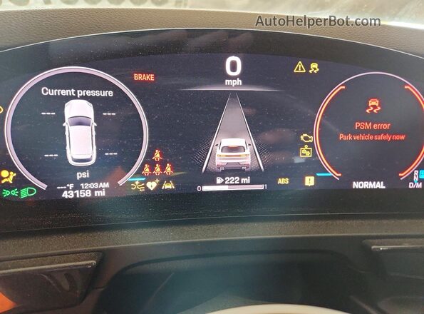 WP1AA2AY6RDA10196 2024 PORSCHE CAYENNE Black Instrument cluster view