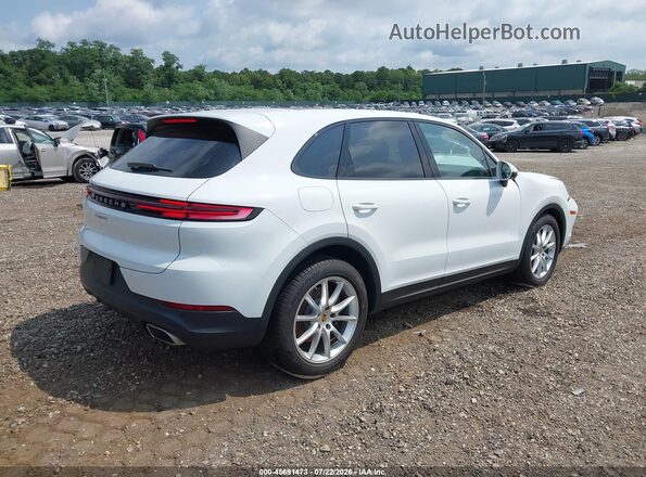 WP1AA2AY6RDA12126 2024 PORSCHE CAYENNE White Rear right