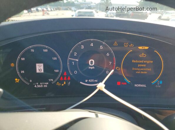 WP1AA2AY6TDA01733 2026 PORSCHE CAYENNE White Вид щитка приладів