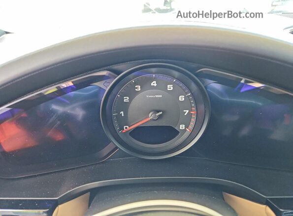 WP1AA2AY7KDA03277 2019 PORSCHE CAYENNE Белый Вид щитка приборов