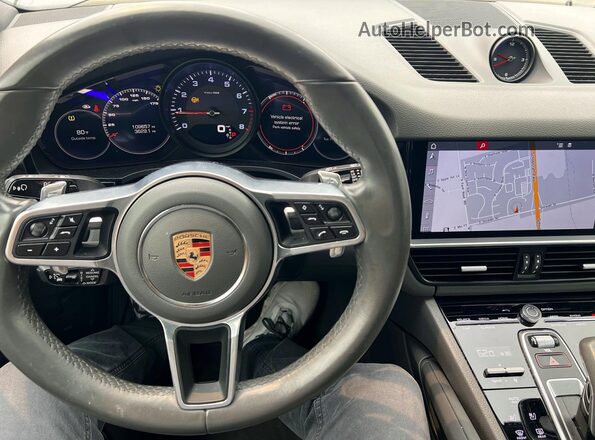 WP1AA2AY7KDA19222 2019 PORSCHE CAYENNE Gray Front interior view