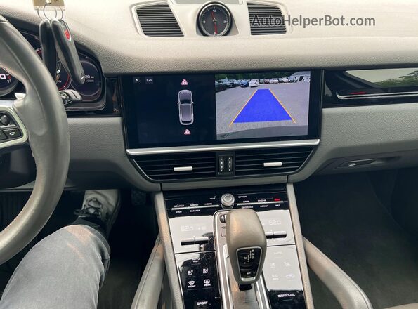 WP1AA2AY7KDA19222 2019 PORSCHE CAYENNE Gray Rear seats view