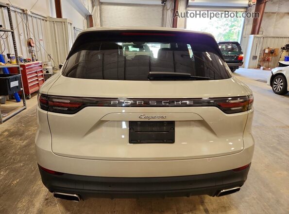 WP1AA2AY9LDA06554 2020 PORSCHE CAYENNE Cream უკანა ხედი