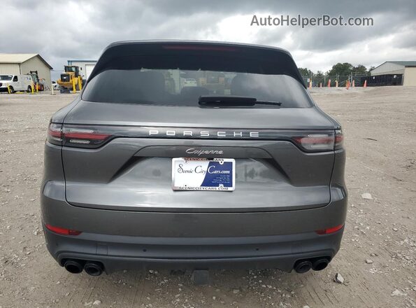 WP1AA2AY9MDA10444 2021 PORSCHE CAYENNE Charcoal Вид ззаду