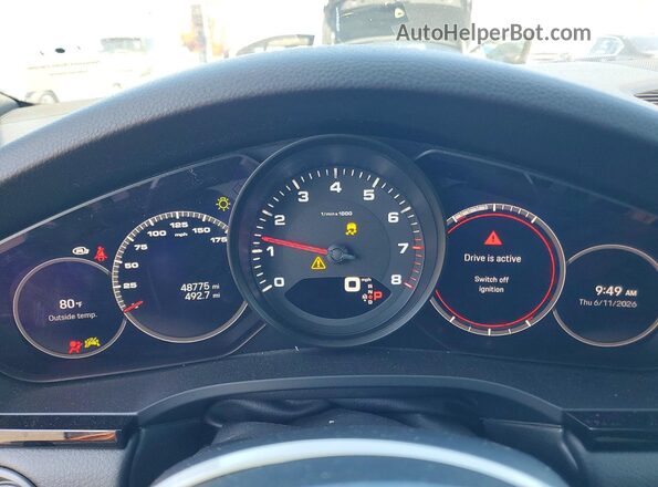 WP1AA2AY9PDA09234 2023 PORSCHE CAYENNE White Вид щитка приладів