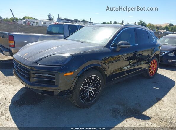 WP1AA2AY9RDA10127 2024 PORSCHE CAYENNE Black წინა მარცხენა ხედი სამი მეოთხედიდან