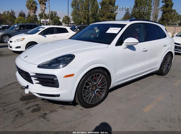 WP1AA2AYXKDA01619 2019 PORSCHE CAYENNE White Առջևի ձախ երեք քառորդ տեսարան