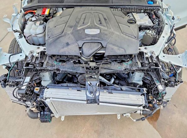 WP1AA2AYXNDA05917 2022 PORSCHE CAYENNE White Engine compartment view