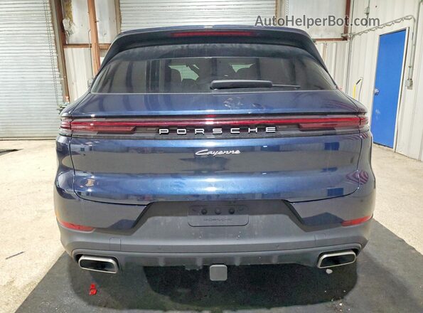 WP1AA2AYXSDA05038 2025 PORSCHE CAYENNE Blue Vista trasera