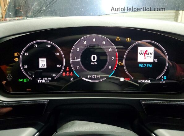 WP1AA2AYXSDA05038 2025 PORSCHE CAYENNE Blue Vista del cuadro de instrumentos