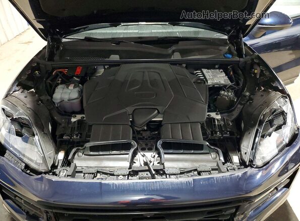 WP1AA2AYXSDA05038 2025 PORSCHE CAYENNE Blue Vista del compartimento del motor