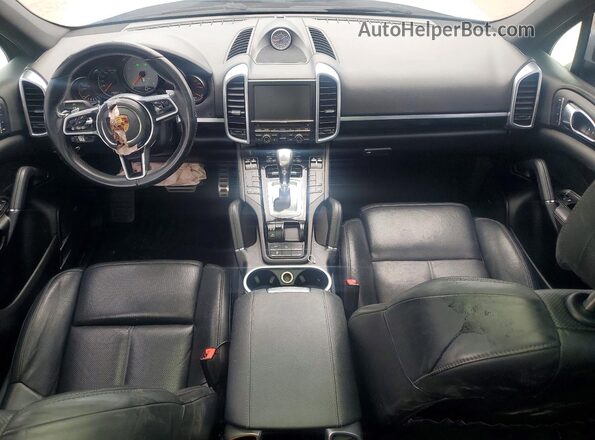 WP1AB2A21GLA96576 2016 PORSCHE CAYENNE White Widok deski rozdzielczej