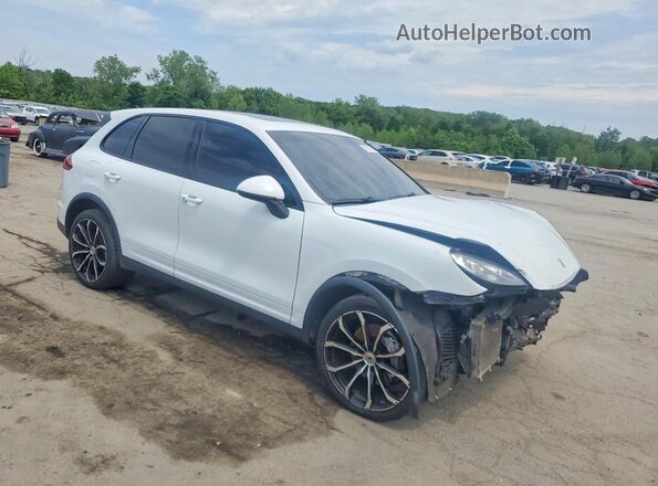 WP1AB2A21GLA96576 2016 PORSCHE CAYENNE White Przód prawy