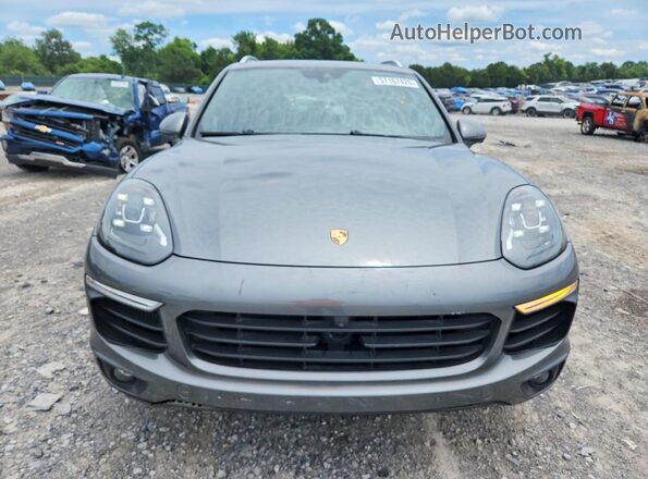 WP1AB2A24HLA53092 2017 PORSCHE CAYENNE Gray წინა ხედი