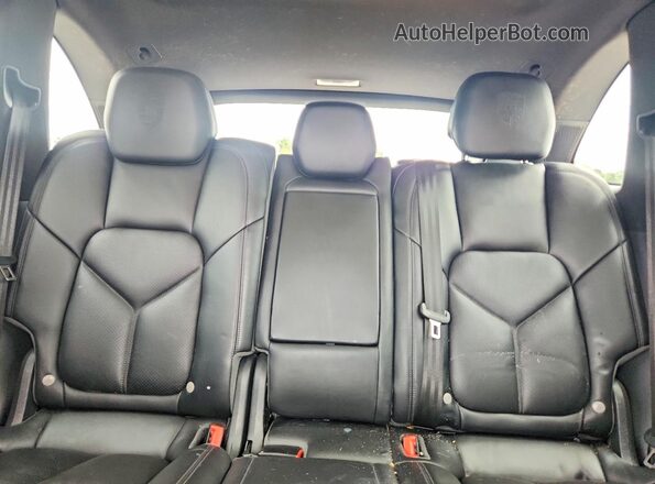 WP1AB2A24HLA53092 2017 PORSCHE CAYENNE Gray უკანა სავარძლების ხედი