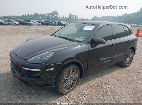 WP1AB2A27GLA95934 2016 PORSCHE CAYENNE Black წინა მარცხენა ხედი სამი მეოთხედიდან