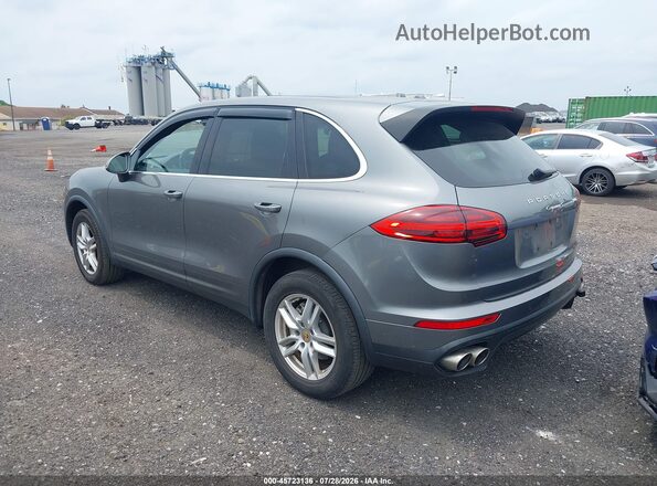 WP1AB2A29HLA50205 2017 PORSCHE CAYENNE Gray Trasero izquierdo
