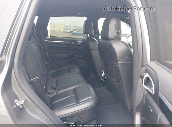 WP1AB2A29HLA50205 2017 PORSCHE CAYENNE Gray Vista de la etiqueta del VIN