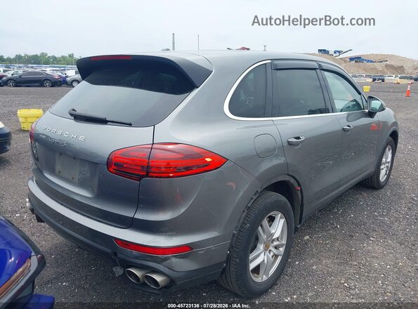 WP1AB2A29HLA50205 2017 PORSCHE CAYENNE Gray Vista frontal