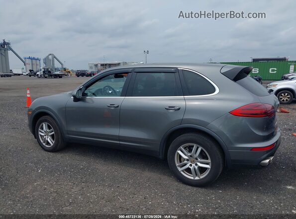 WP1AB2A29HLA50205 2017 PORSCHE CAYENNE Gray Vista interior de 360 grados