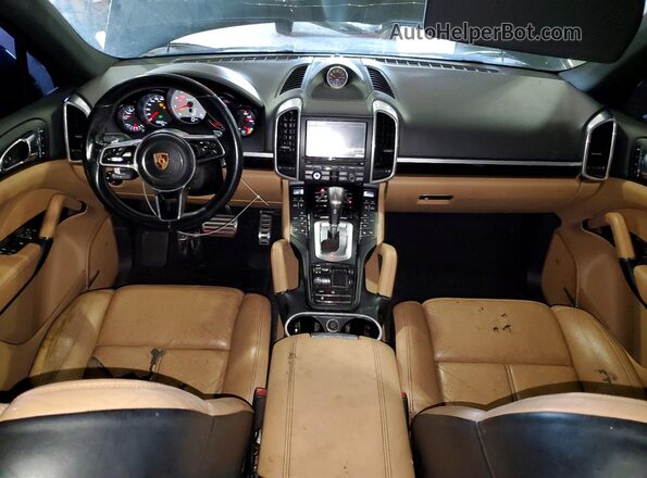 WP1AB2A2XGLA94521 2016 PORSCHE CAYENNE Black Առջևի վահանակի տեսք