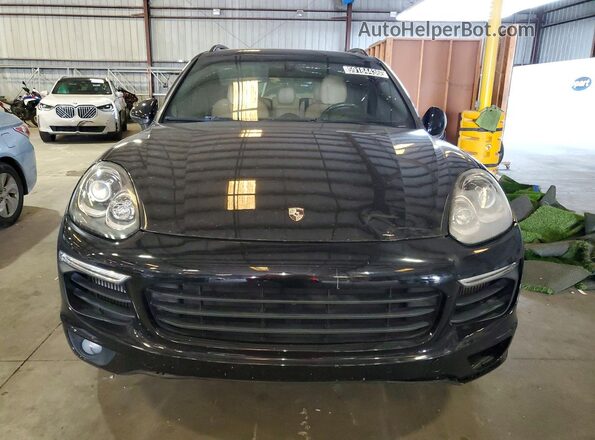 WP1AB2A2XGLA94521 2016 PORSCHE CAYENNE Black Դիմացի տեսք