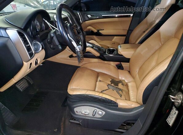WP1AB2A2XGLA94521 2016 PORSCHE CAYENNE Black Սալոնի դիմացի տեսք