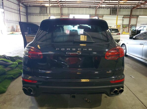 WP1AB2A2XGLA94521 2016 PORSCHE CAYENNE Black Հետևի տեսք
