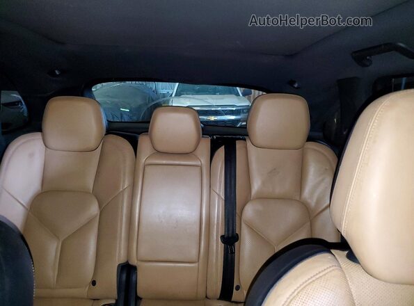 WP1AB2A2XGLA94521 2016 PORSCHE CAYENNE Black Հետևի նստատեղերի տեսք