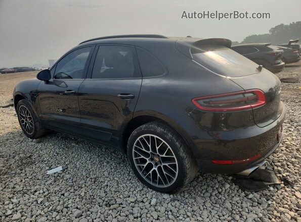 WP1AB2A50GLB48449 2016 PORSCHE MACAN Black Tył lewy