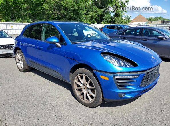 WP1AB2A50HLB20751 2017 PORSCHE MACAN Синий Передняя правая четверть