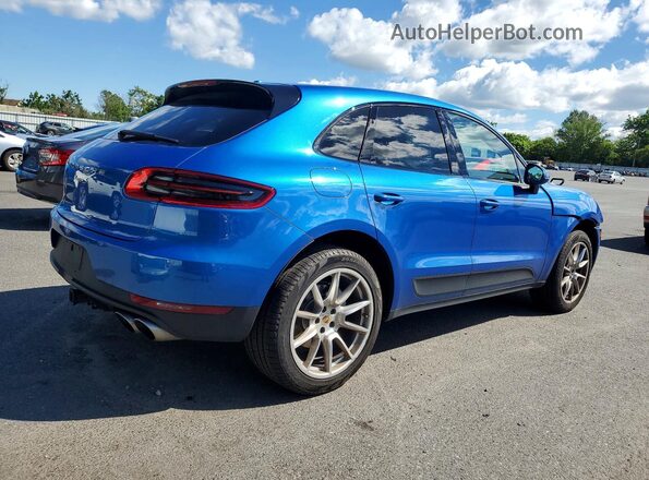 WP1AB2A50HLB20751 2017 PORSCHE MACAN Синий Задняя правая четверть