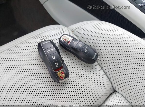 WP1AB2A50KLB33393 2019 PORSCHE MACAN Blue Widok deski rozdzielczej