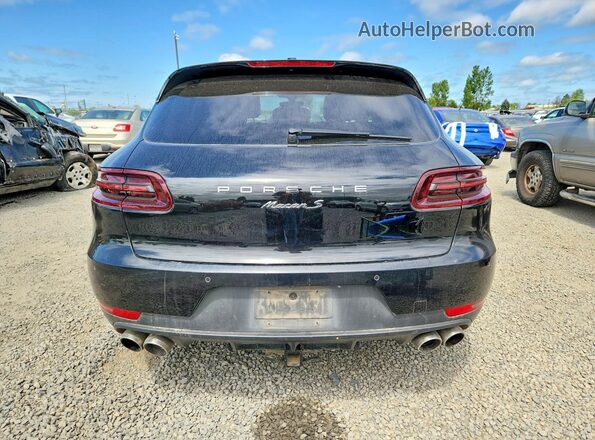 WP1AB2A51GLB40845 2016 PORSCHE MACAN Black Rear view