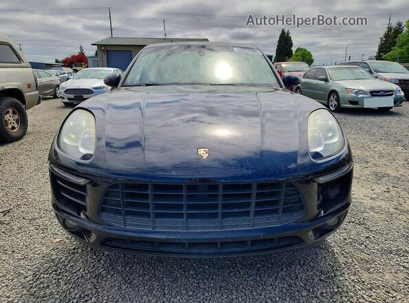WP1AB2A51GLB40845 2016 PORSCHE MACAN Black Front view
