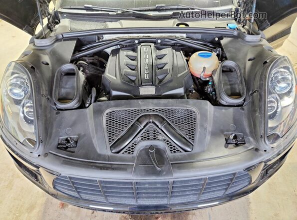WP1AB2A51GLB46631 2016 PORSCHE MACAN Black Вид підкапотного простору