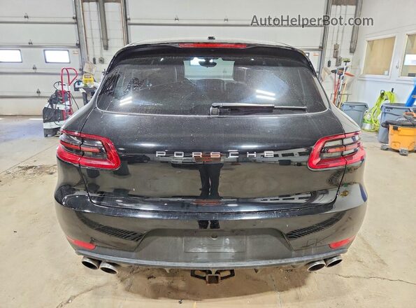 WP1AB2A51GLB46631 2016 PORSCHE MACAN Black Вид ззаду