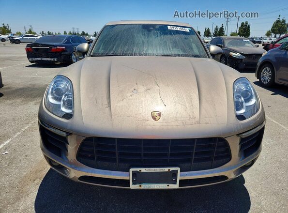 WP1AB2A51HLB10116 2017 PORSCHE MACAN Gold Դիմացի տեսք