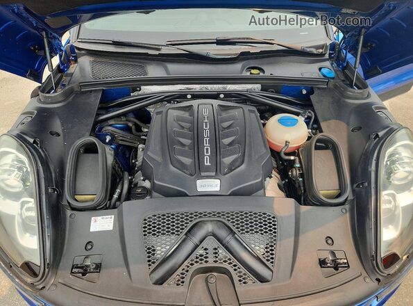WP1AB2A51HLB10455 2017 PORSCHE MACAN Синий Вид подкапотного пространства