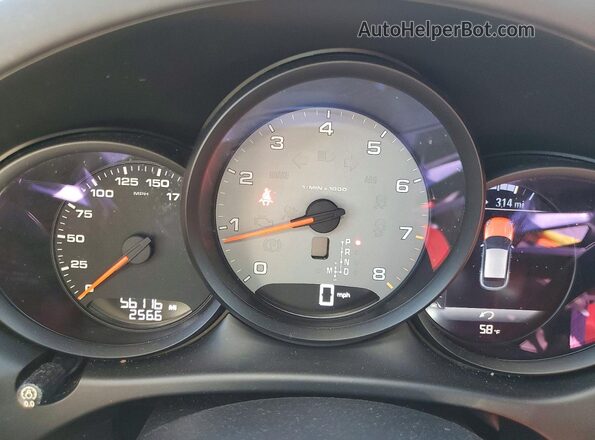 WP1AB2A51LLB30830 2020 PORSCHE MACAN Black Vista del cuadro de instrumentos