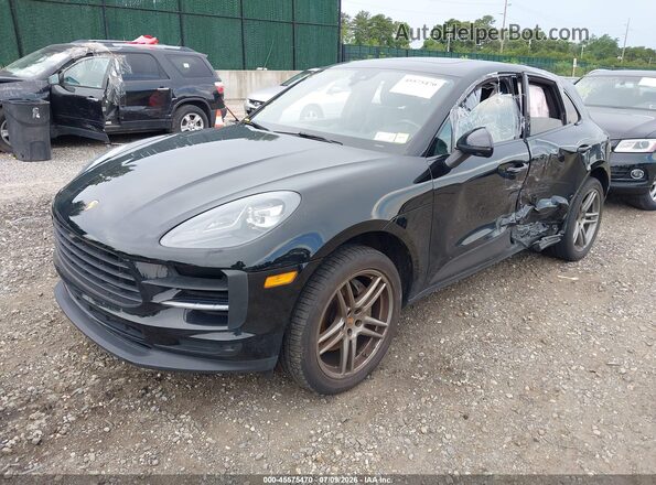 WP1AB2A51MLB36435 2021 PORSCHE MACAN Черный Передняя левая четверть