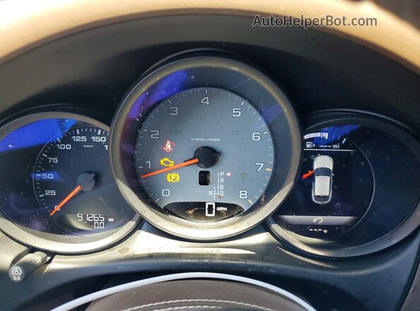 WP1AB2A52HLB17978 2017 PORSCHE MACAN Green Вид щитка приладів