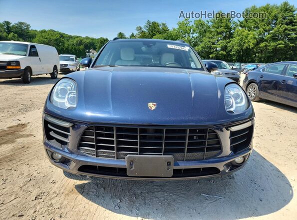 WP1AB2A52JLB35483 2018 PORSCHE MACAN Blue Widok z przodu