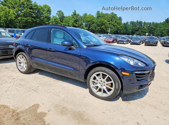 WP1AB2A52JLB35483 2018 PORSCHE MACAN Blue Przód prawy